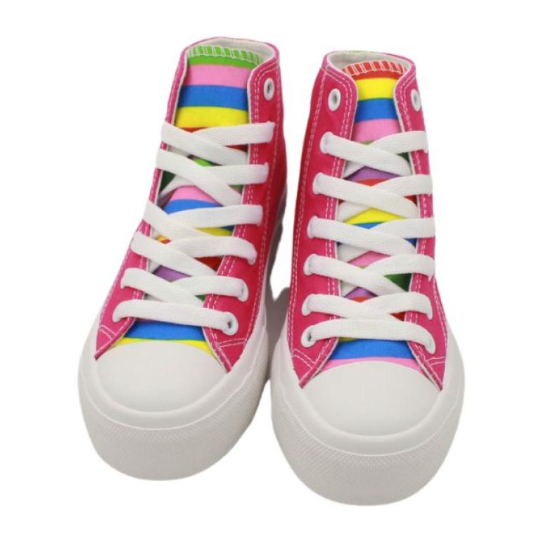 Sneakers Alte Primavera Estate Barbie Fuxia Lei Barbie Fuxia