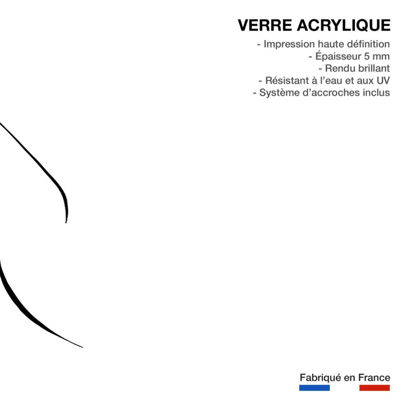 Tableau Croquis de femme Tableau plexiglas