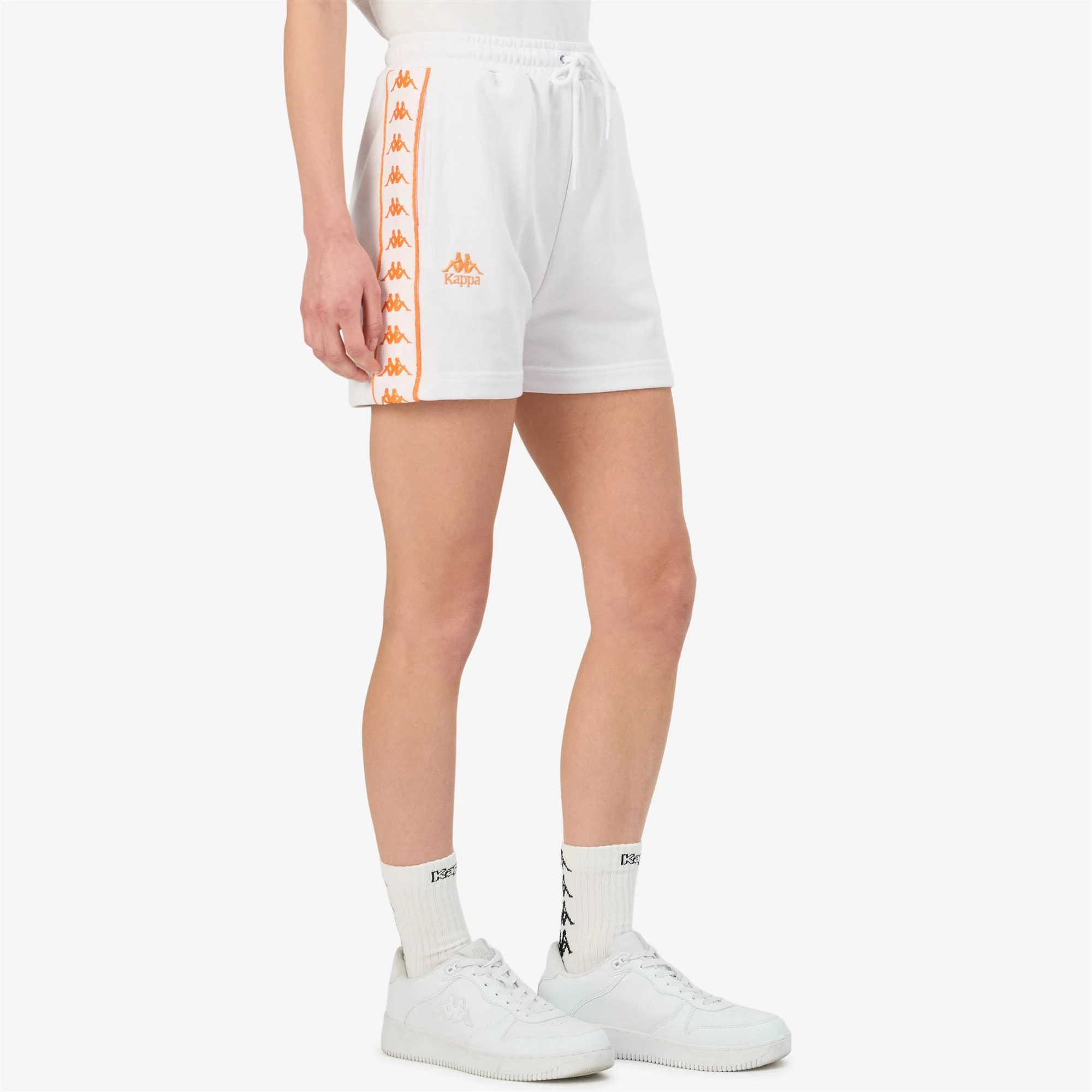 Kappa - Pantalones cortos Mujer Blanco - 222 Banda Ivissa