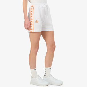 Kappa - Pantalones cortos Mujer Blanco - 222 Banda Ivissa