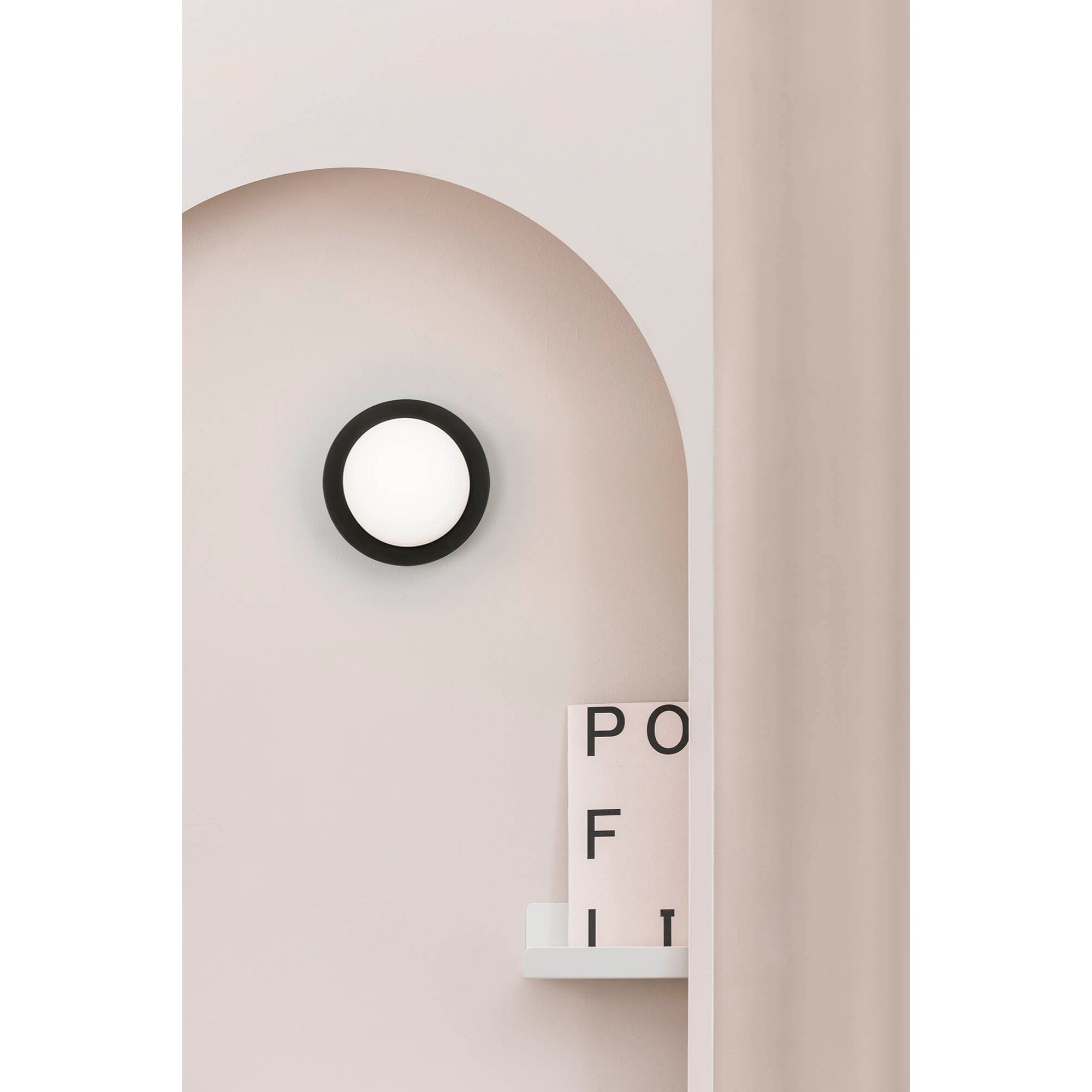 MAY Aplique/plafón negra