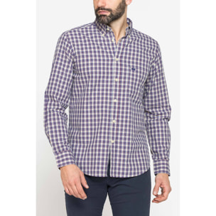 CAMICIA BUTTON-DOWN CON MANICA LUNGA E TASCHINO