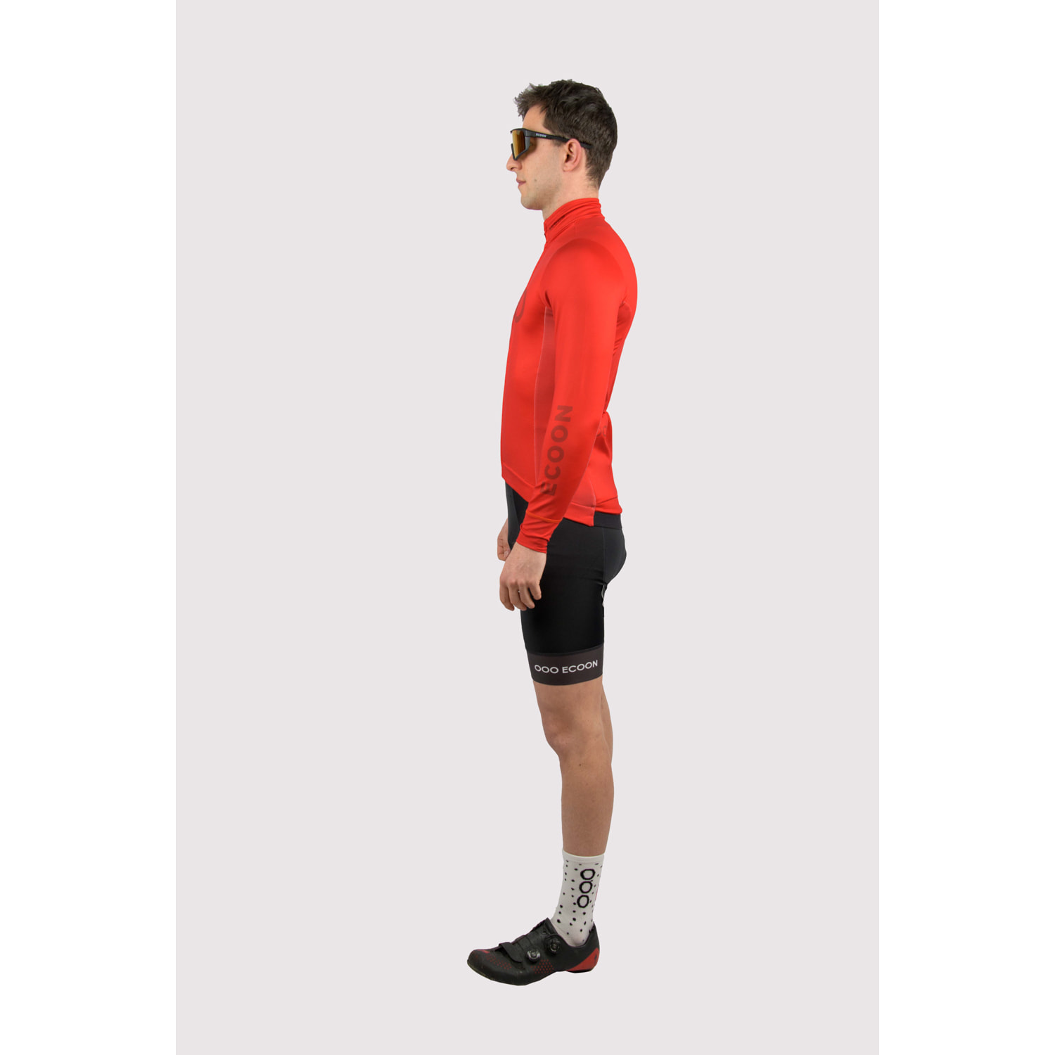 Maillot de manga larga ECOON modelo Mont Ventoux en color Rojo