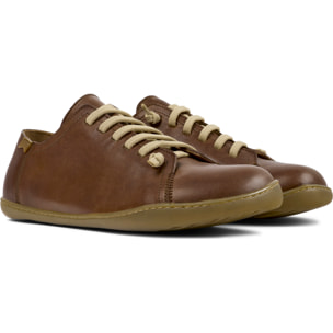 Zapatillas - CAMPER Peu Cami - Marron - Cuero liso