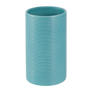 Gobelet Céramique TUBE RIBBED Bleu Spirella