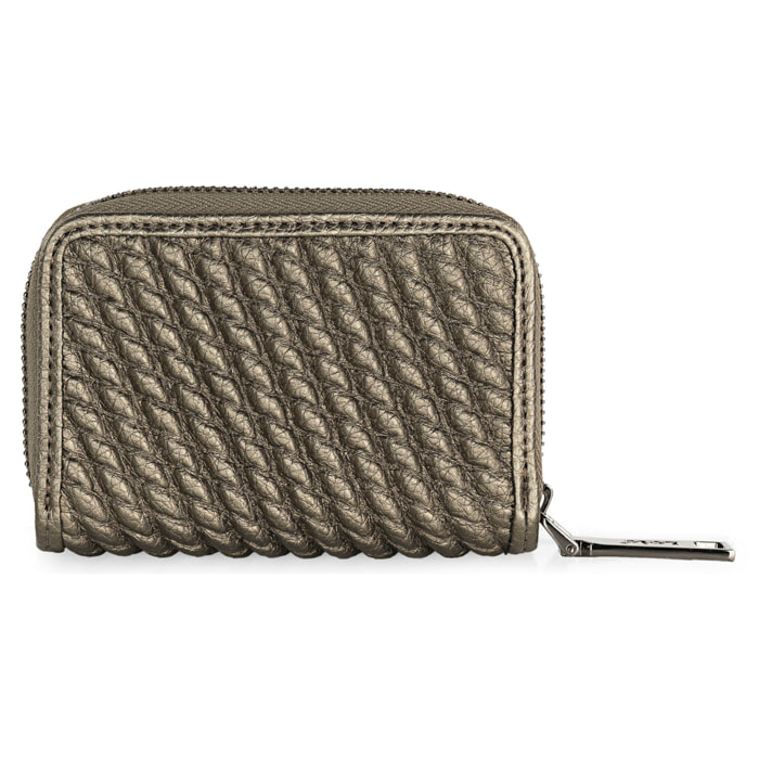 Tarjetero Monedero Lois Silverthrone Plata Oscuro