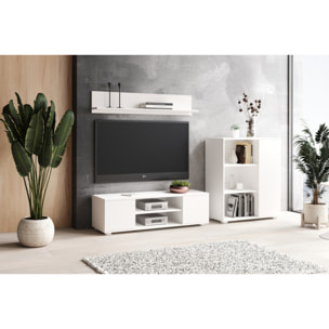 Mensola da parete Shelf 100 cm in bianco opaco