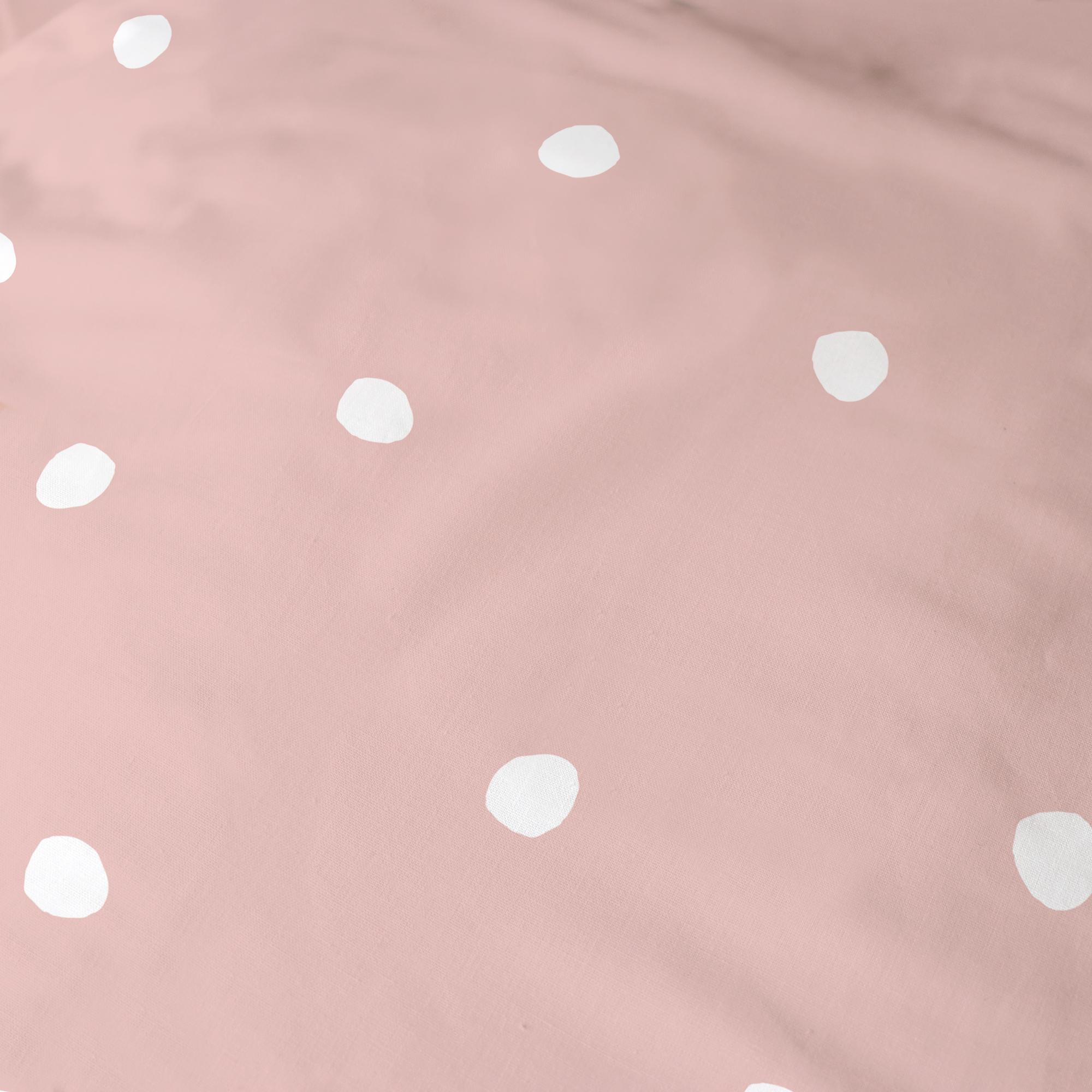 Parure de lit imprimée 100% coton, PINK SPOTS