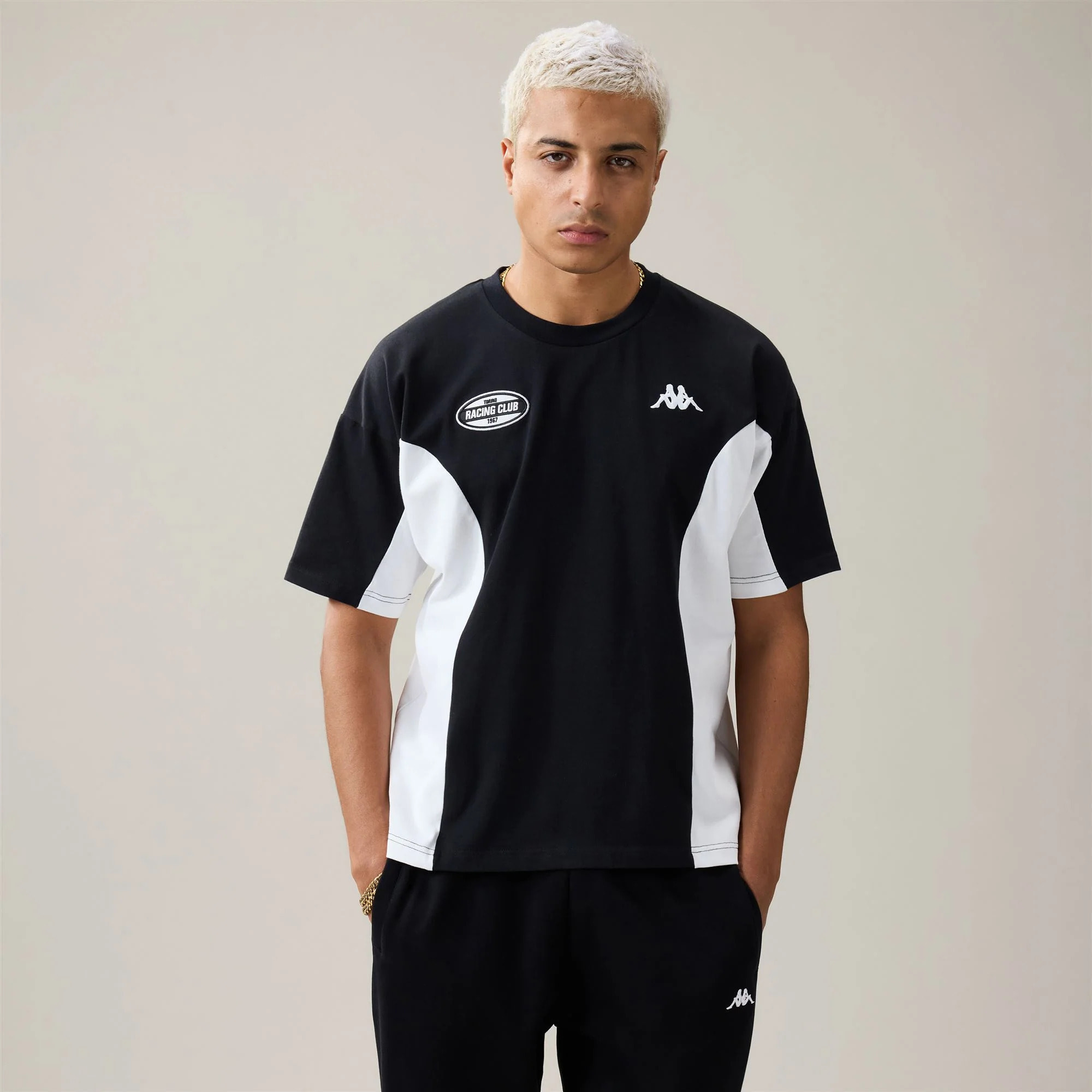 Kappa - Camisetas y tops Hombre Negro - Authentic Saskya