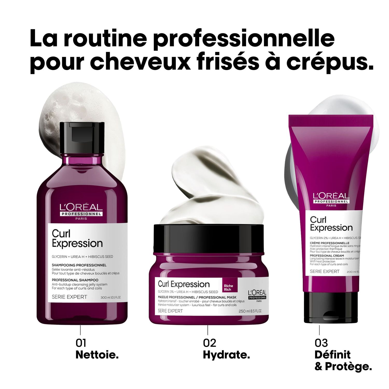 Série Expert Curl Expression - Crème Hydratante Intensive pour cheveux frisés à crépus 200 ml