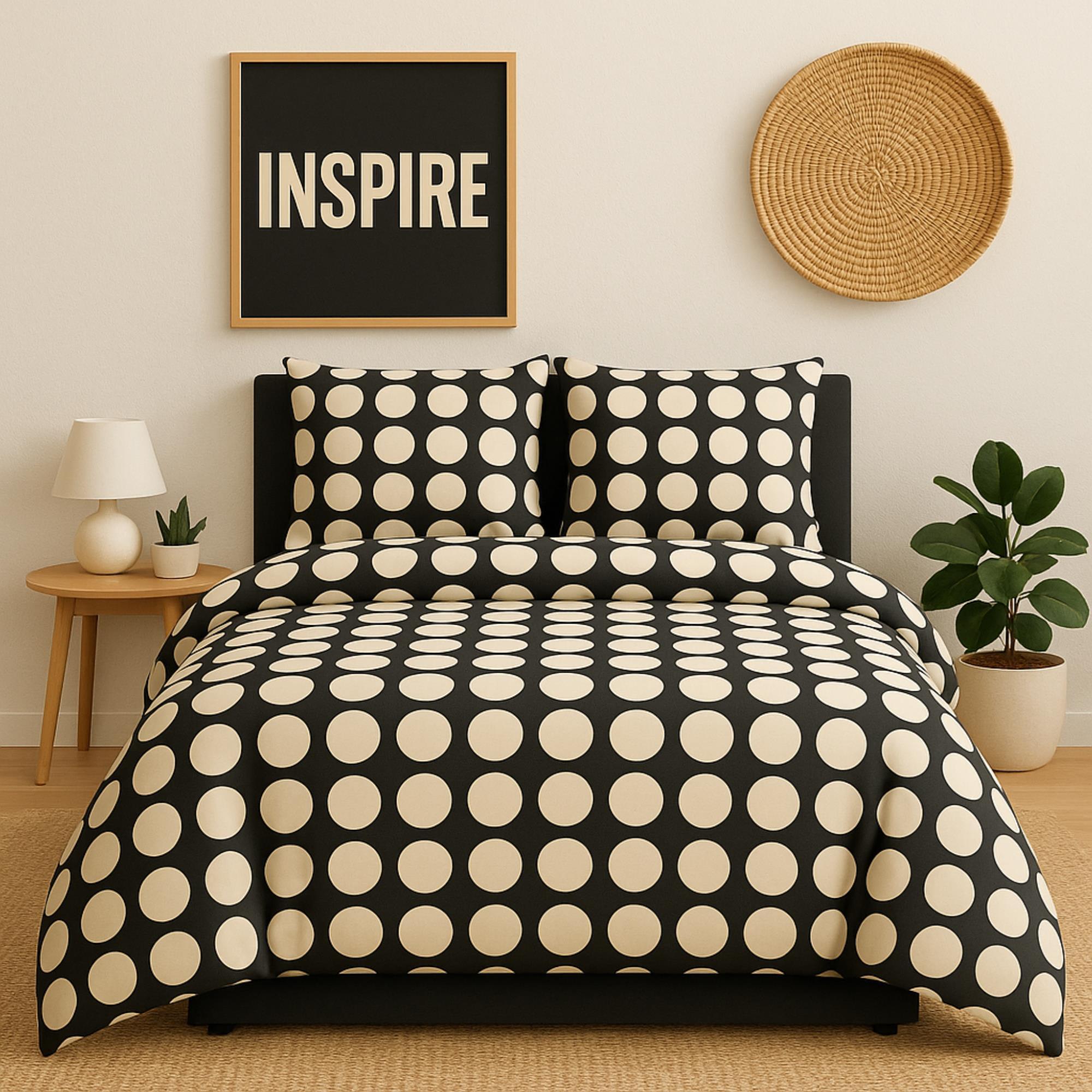 Set 4pzs funda nordica king: funda nordica (260x240cm c/ 30cm dobladillo) + sabana bajera (200x200 c/ 40cm solapa) + 2 almohada (50x85cm) 100% algodo