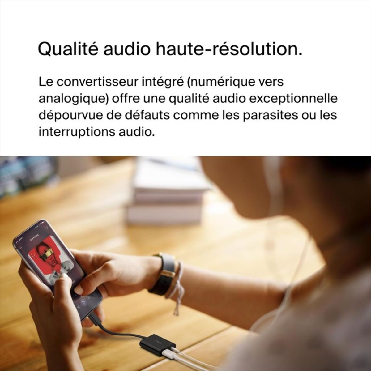 Adaptateur USB C BELKIN USB-C + Jack Audio