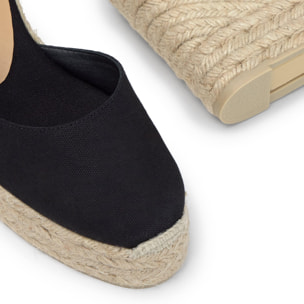 Alpargata Carina cuña de yute 11cm doble plataforma