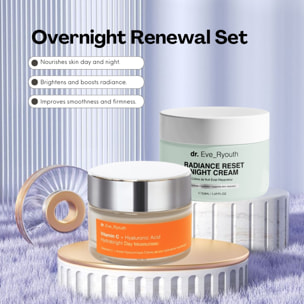 Crema de noche Radiance Reset + Hidratante de día Hydrabright
