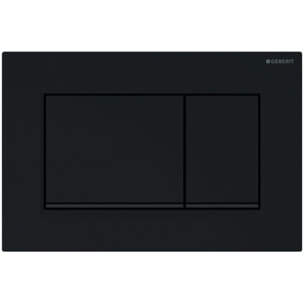 Pack WC Bati-support Geberit UP720 slim + WC Swiss Aqua Technologies sans bride + Abattant softclose + Plaque Noir mat