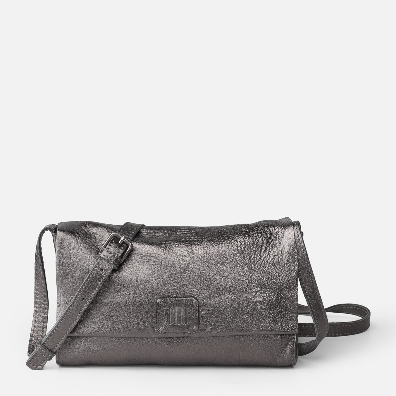 Bandolera BIBA Chester Smog de piel