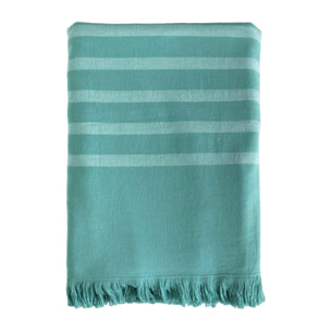 Fouta doublée éponge - Alanya Lagoon Lake - 90x160cm - 400g/m²