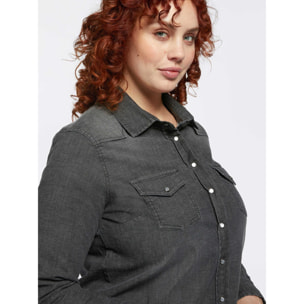 Fiorella Rubino - Camisa en denim gris - Gris