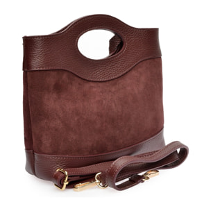 Borsa a tracolla Roberta M Bordeaux