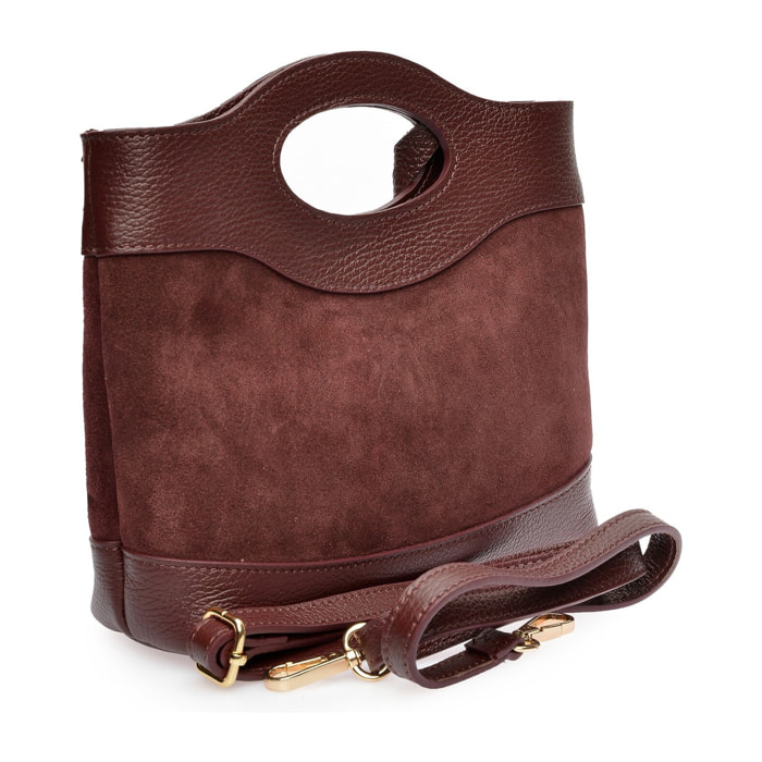 Borsa a tracolla Roberta M Bordeaux