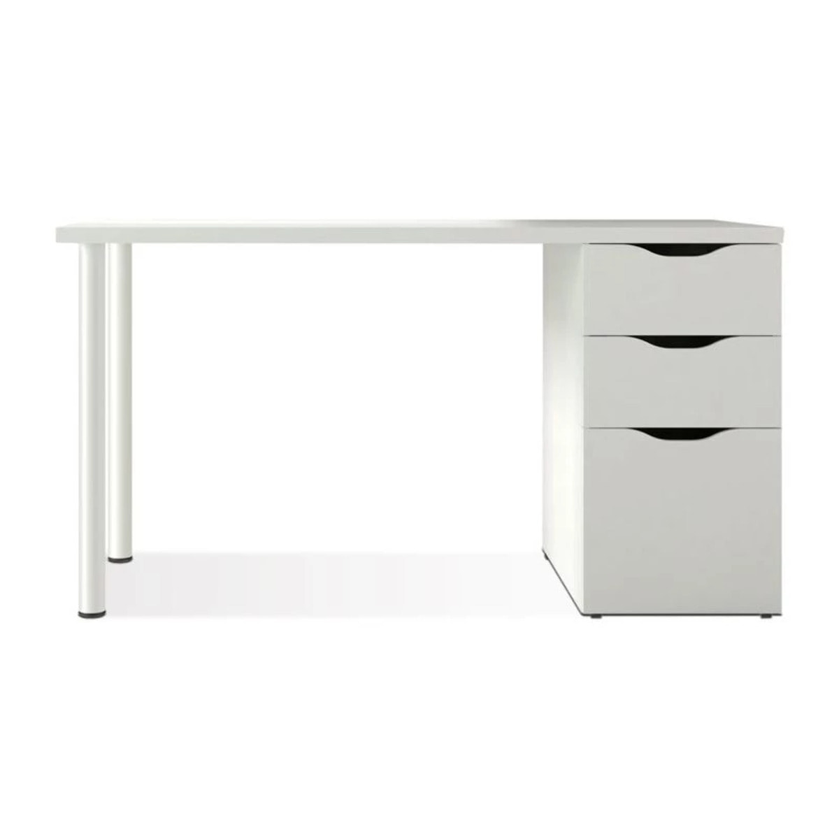 Mesa de escritorio Athena Blanco Artik (Blanco Mate)