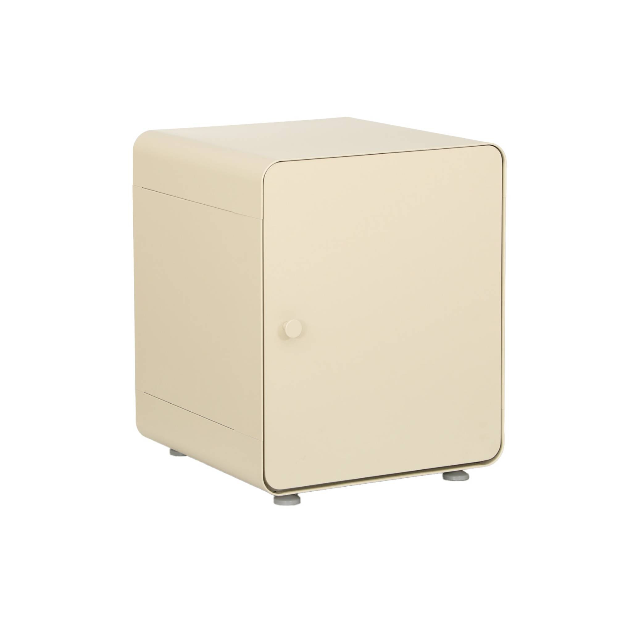 Table de chevet industrielle acier 1 porte TRIBECA