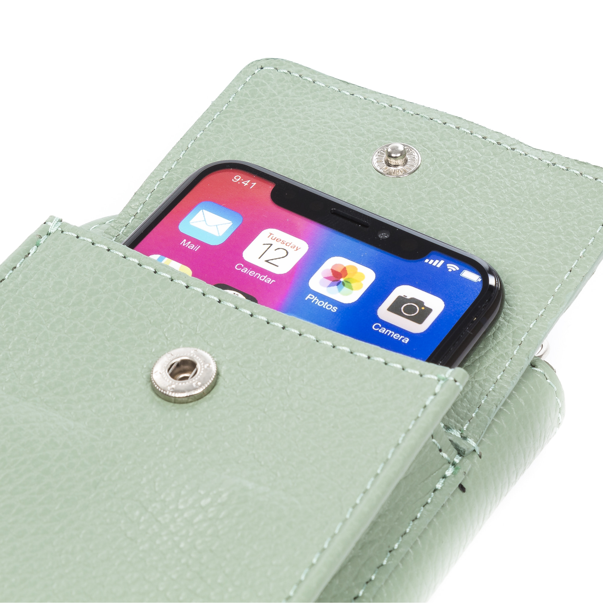 Carmina Portafoglio Donna Donna. Pelle autentica Dollaro