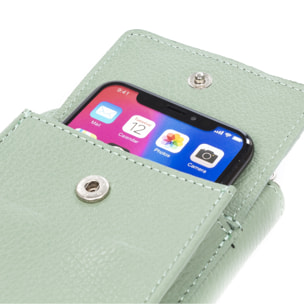 Carmina Portafoglio Donna Donna. Pelle autentica Dollaro