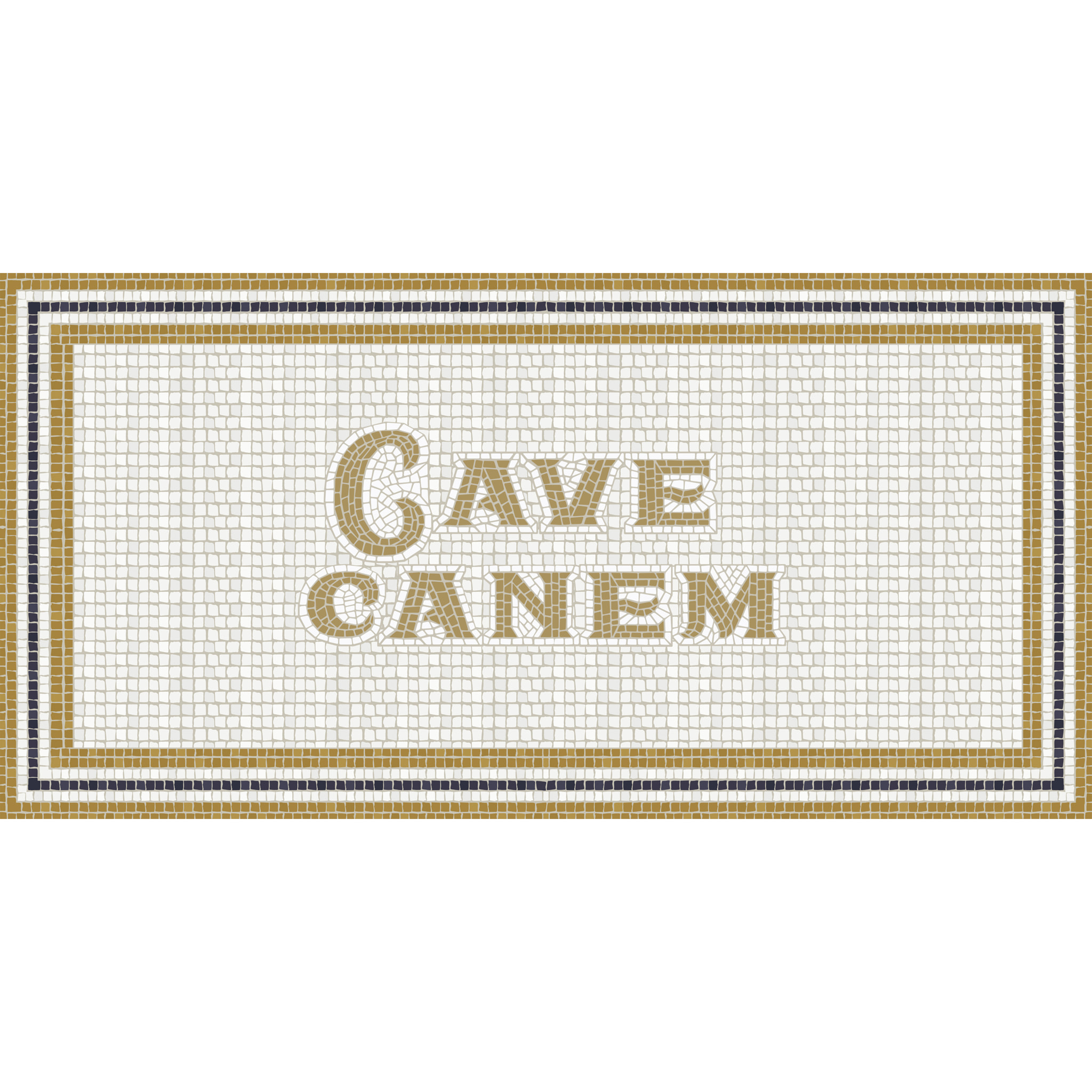 Alfombras vinílicas de Ceramiko - Mosaico romano "Cave Canem"