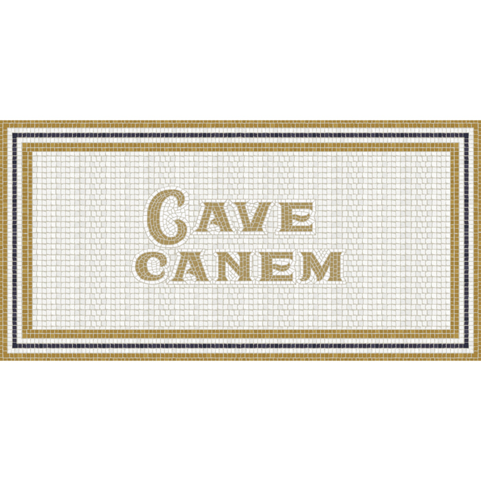 Alfombras vinílicas de Ceramiko - Mosaico romano "Cave Canem"