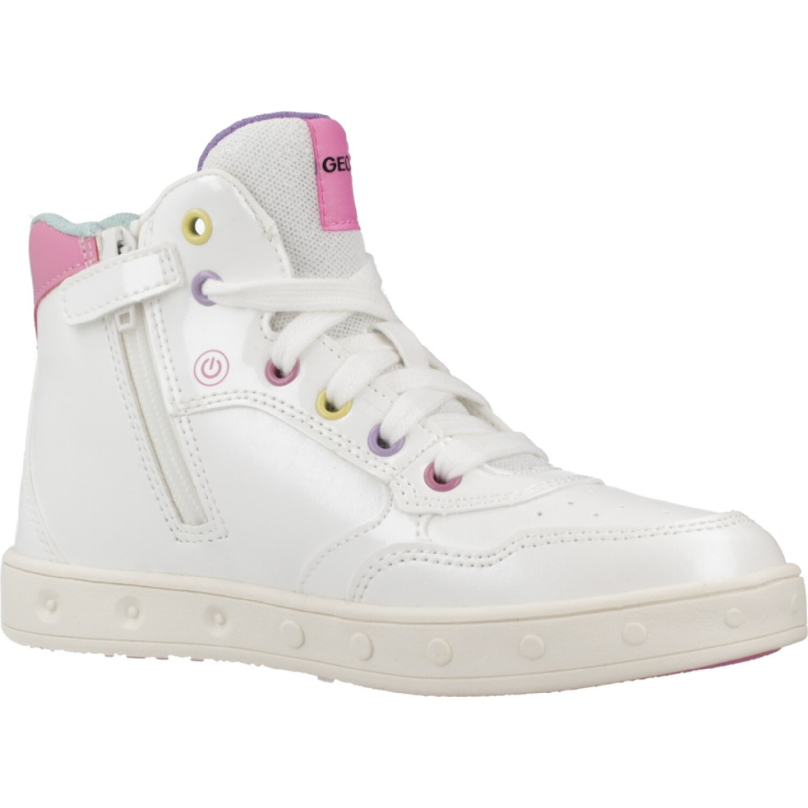 Zapatillas Niña de la marca GEOX  modelo J SKYLIN GIRL BLANCO