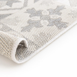 Tapis extérieur tissé kilim rectangle FUDI