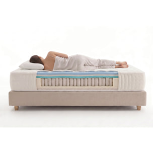 Matelas Ressorts Ensachés Serenity 30 cm, 2 places - Moonia