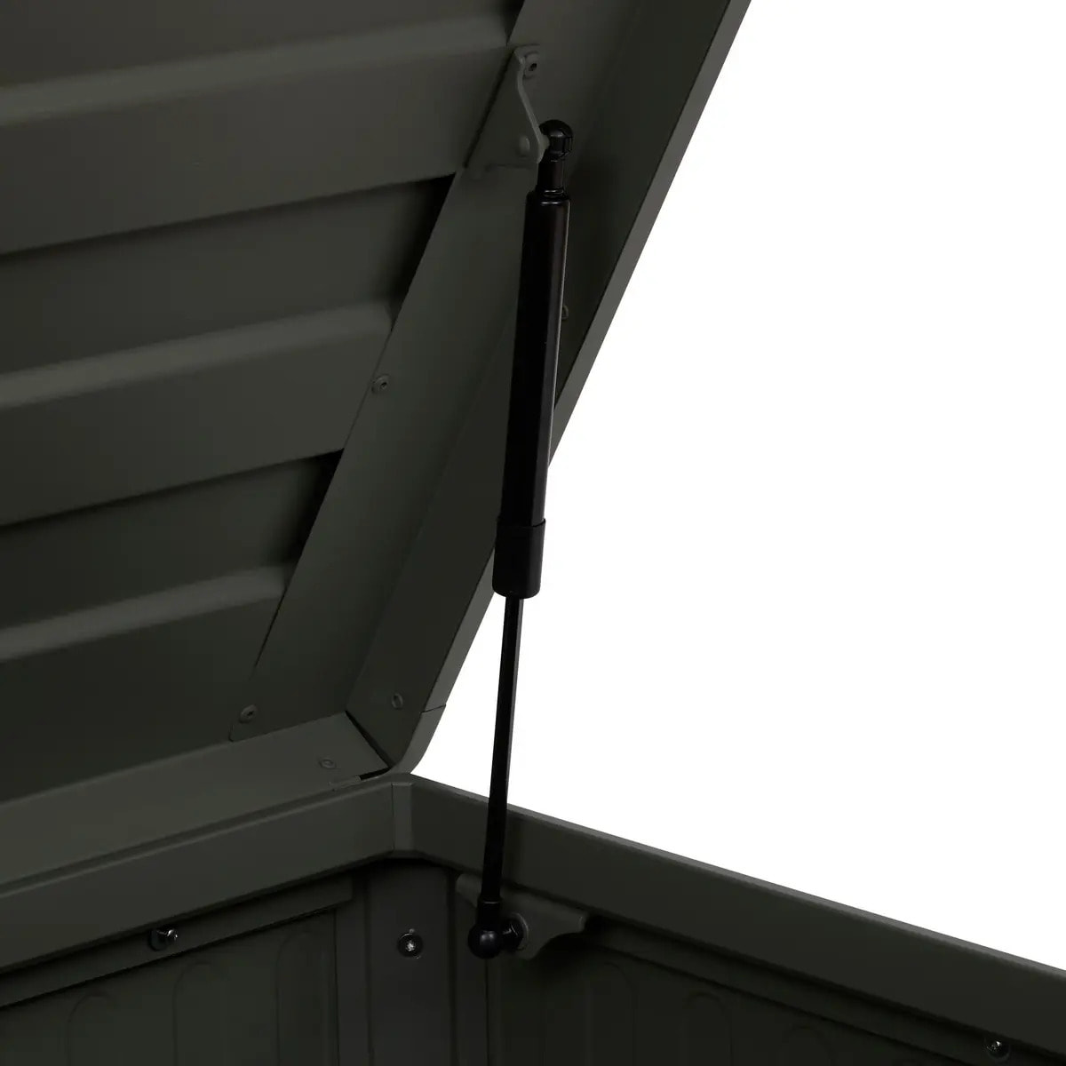 Coffre de rangement Edenio vert laurier 670L