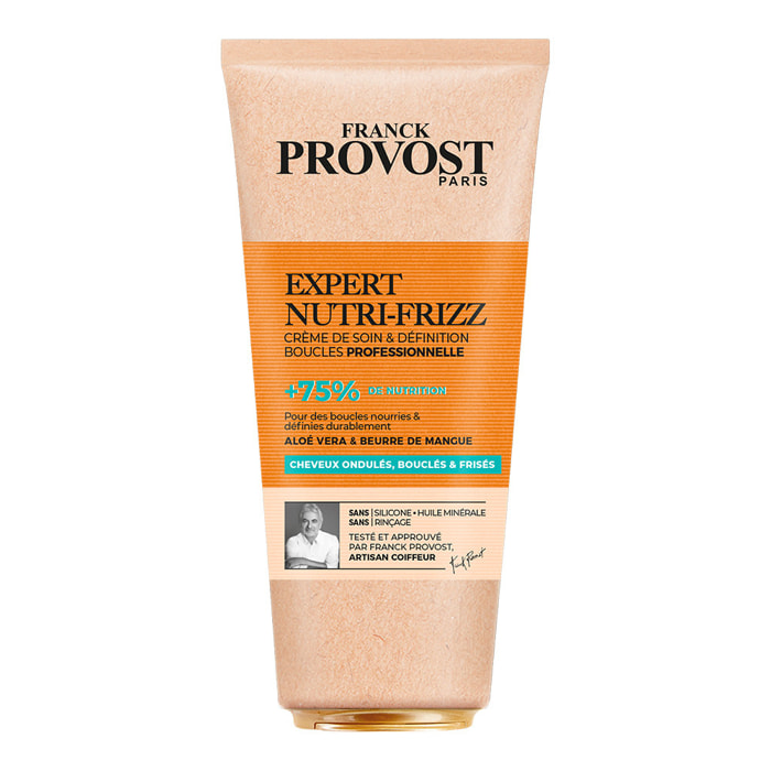 Franck Provost Expert Nutri-Frizz Crème de Soin & Définition Boucles Professionnelle Sans Rinçage Cheveux Très Secs ou Frisés 20
