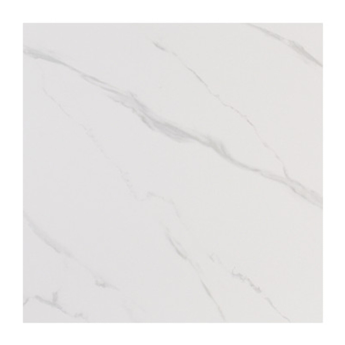 Table extensible en céramique marbre blanc L160/240cm pieds métal - UNIK