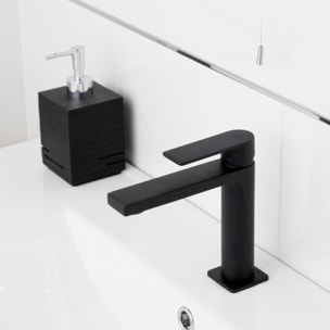 B-Way Mitigeur pour lavabo avec levier, Noir mat (SATBSBW271)