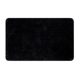 Tapis de bain Polyester & Microfibre ROSARIO 50x80cm Noir Spirella