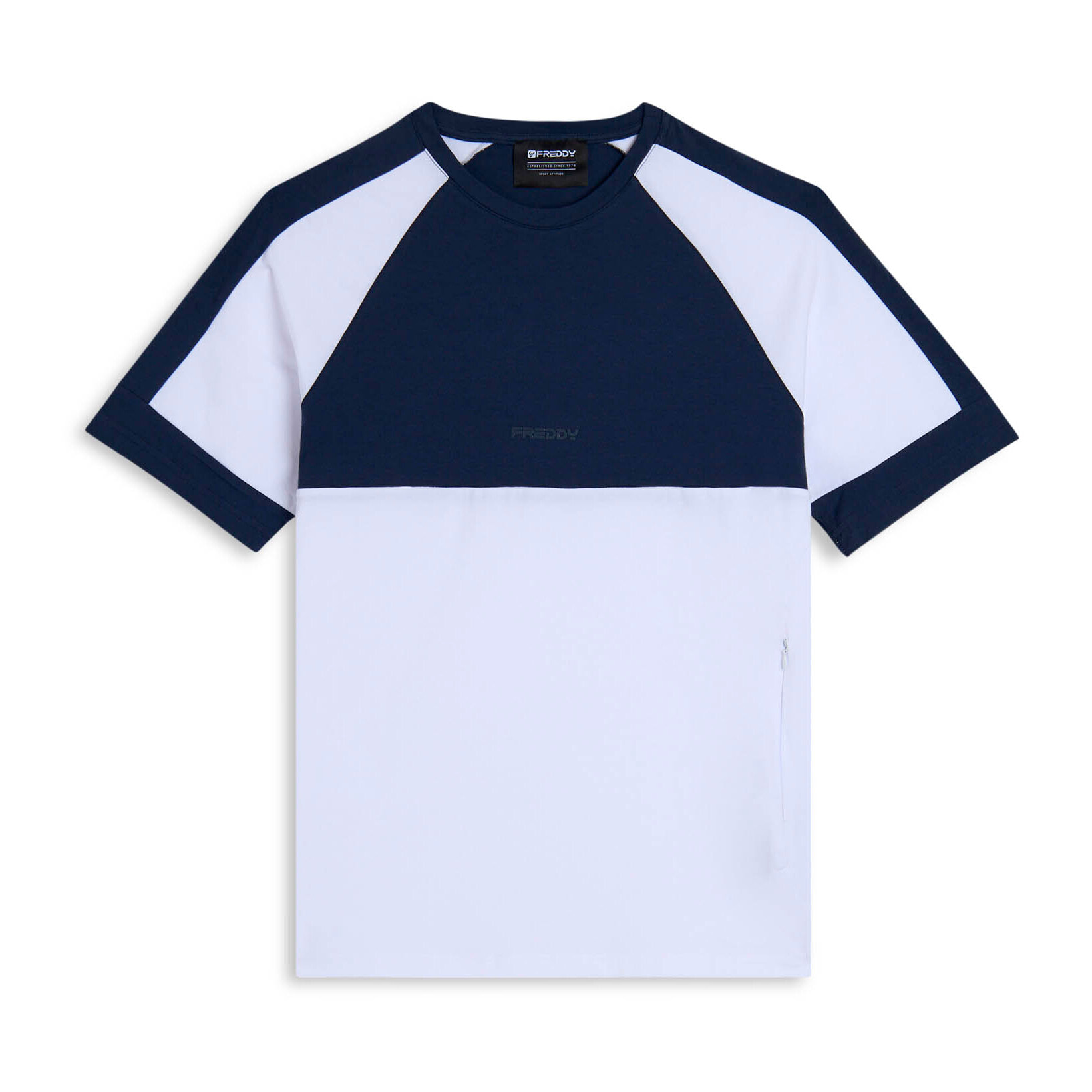 T-shirt con blocchi di colore