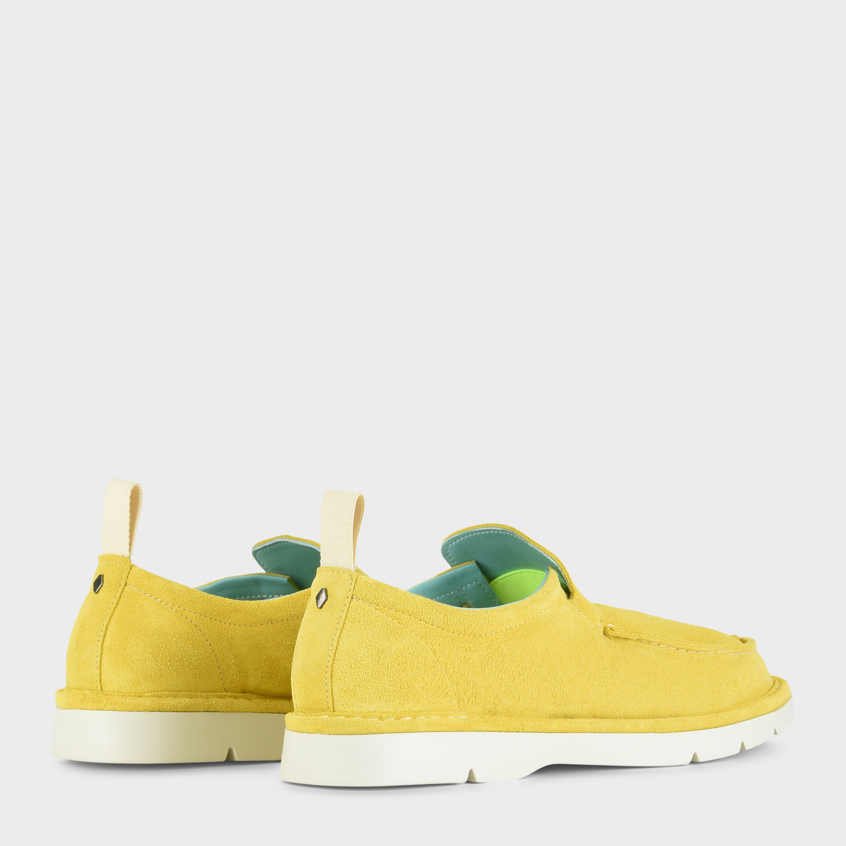 SLIP ON HOMBRE P19 DE ANTE AMARILLO