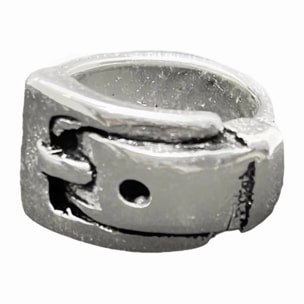 Anillo Hebilla plata chapado T16