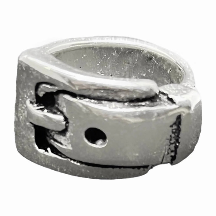 Anillo Hebilla plata chapado T16