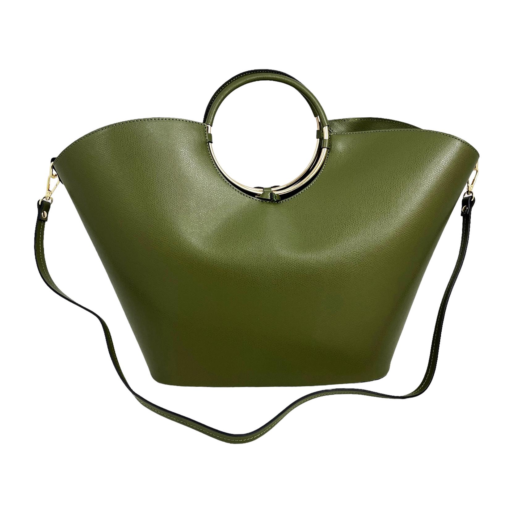 Bolso de mano Cheval Firenze Clara Verde Militar