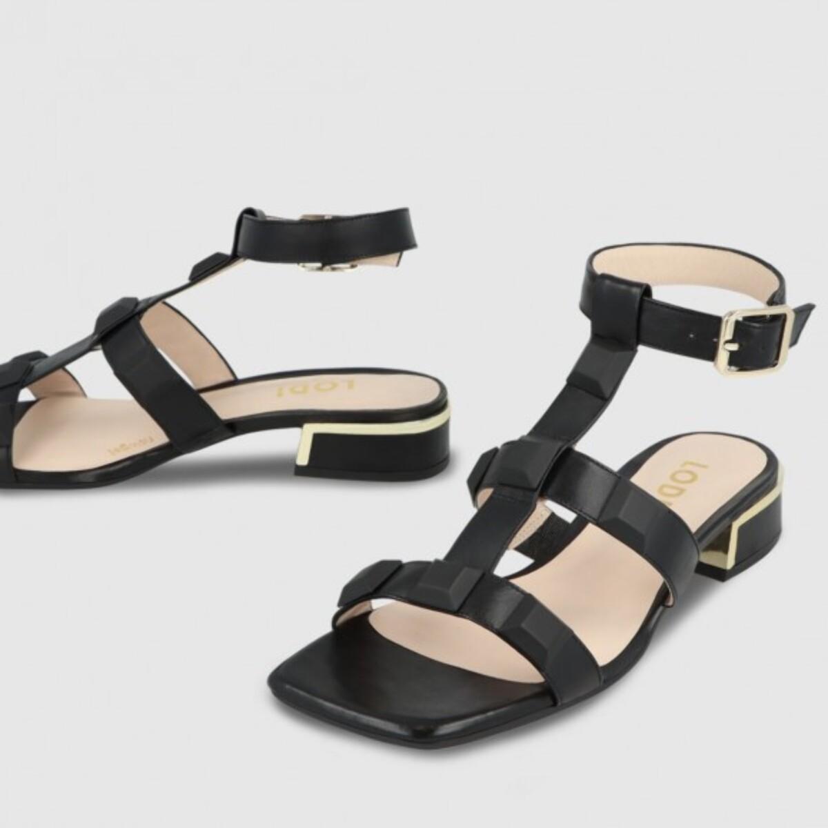 SANDALIAS NEGRAS DACUR