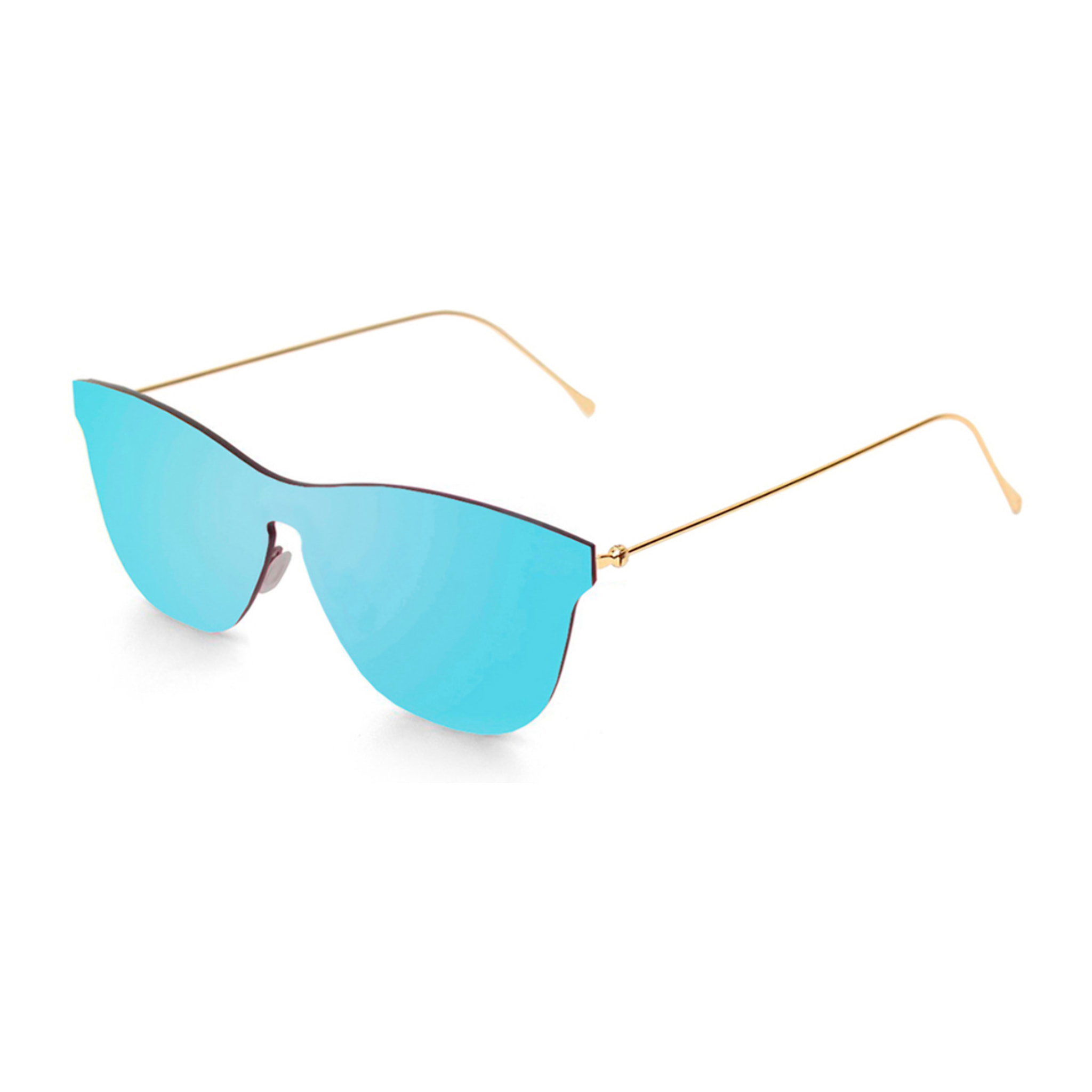 Gafas de sol PALO ALTO ARLES - Azul claro espacial / Azul claro espacial y patillas de metal dorado