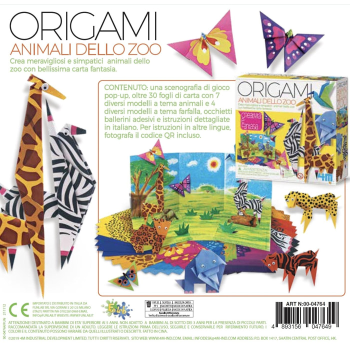 Creatività e Fantasia- Origami Animali dello Zoo