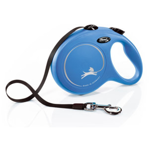 Laisse New Classic L Tape 8 m blue Flexi CL30T8-251-BL-20