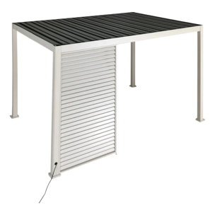 Persienne pour pergola Evora 4x3m argile