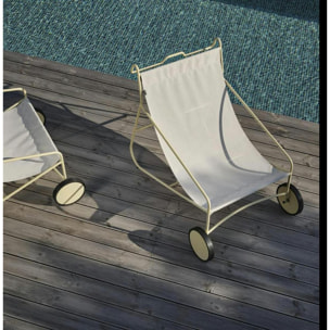 Chilienne design jaune tendre OSLO