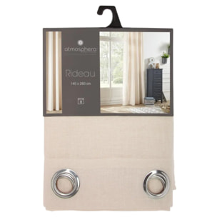 Rideau "Leon" beige 140x260cm